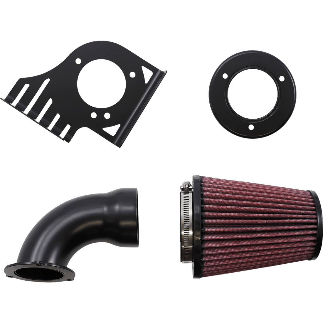 COBRA Cone Air Intake Black Softail 606010406BSB