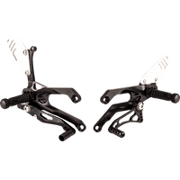 GILLES TOOLING FXR Rearset Black Yamaha FXRY05CUPB