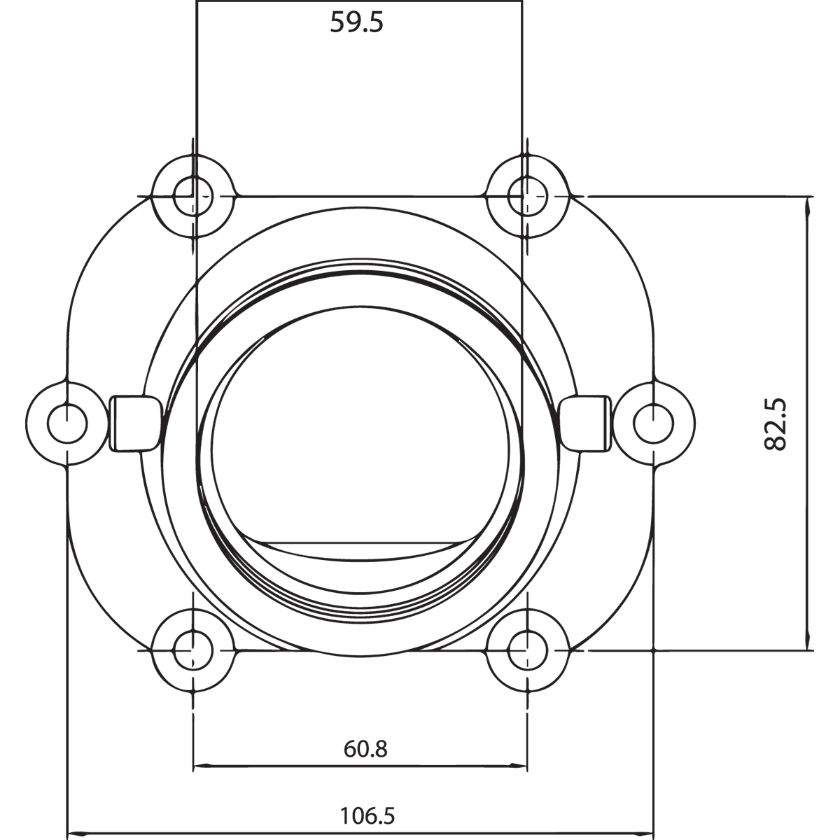 KIMPEX Carburetor Mounting Flange Polaris