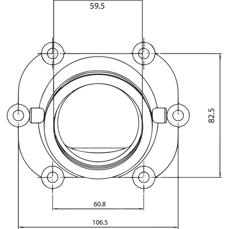 KIMPEX Carburetor Mounting Flange Polaris