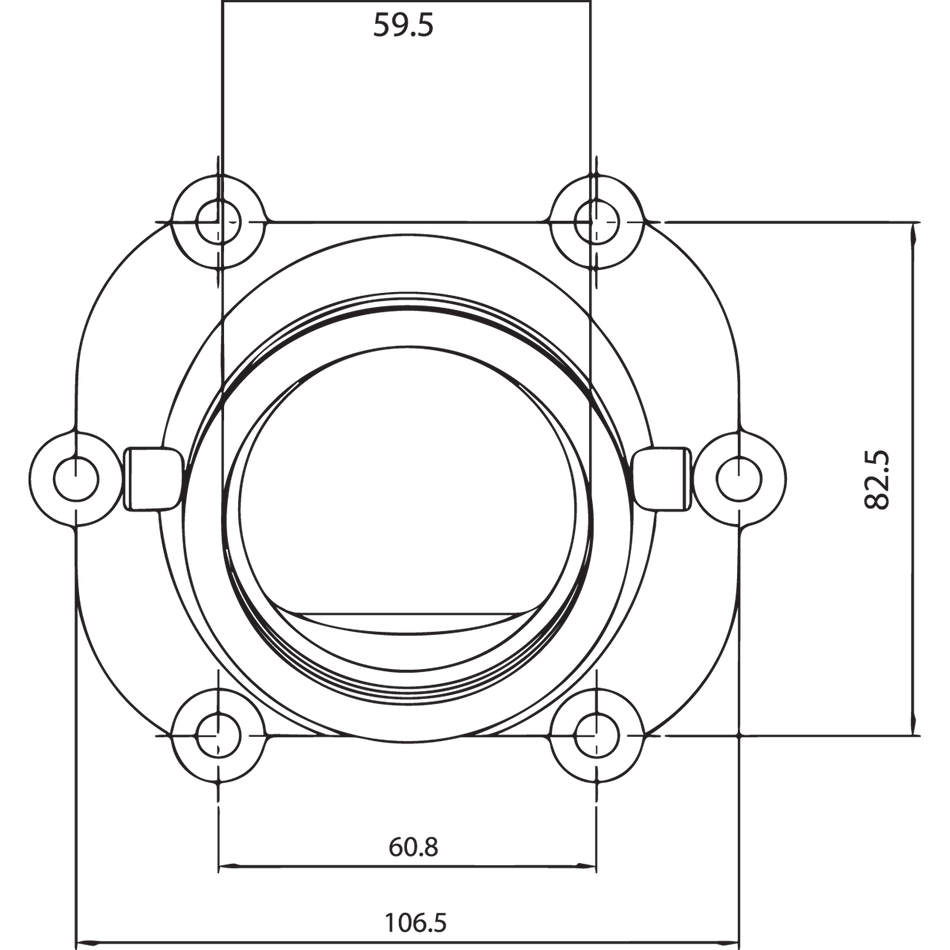 KIMPEX Carburetor Mounting Flange Polaris