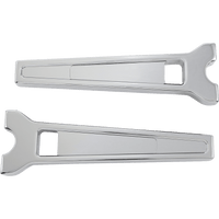 LA CHOPPERS Risers Straight 10" x 1-1/4" Chrome LA748010C