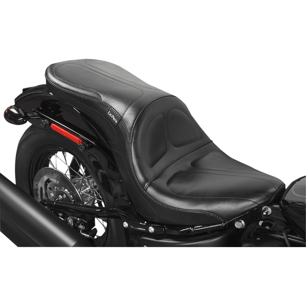 LE PERA Maverick Seat without Backrest Stitched Black FL '18-'23 LY910