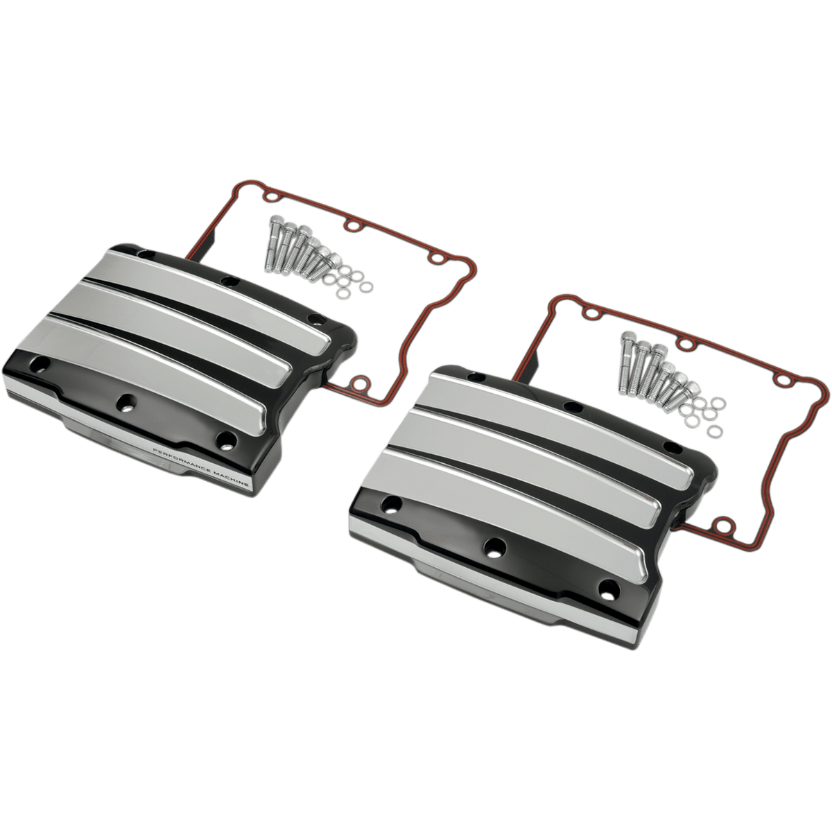 PERFORMANCE MACHINE PM Rocker Box Cover Scalloped Platinum Cut Twin Cam 01772021BMP