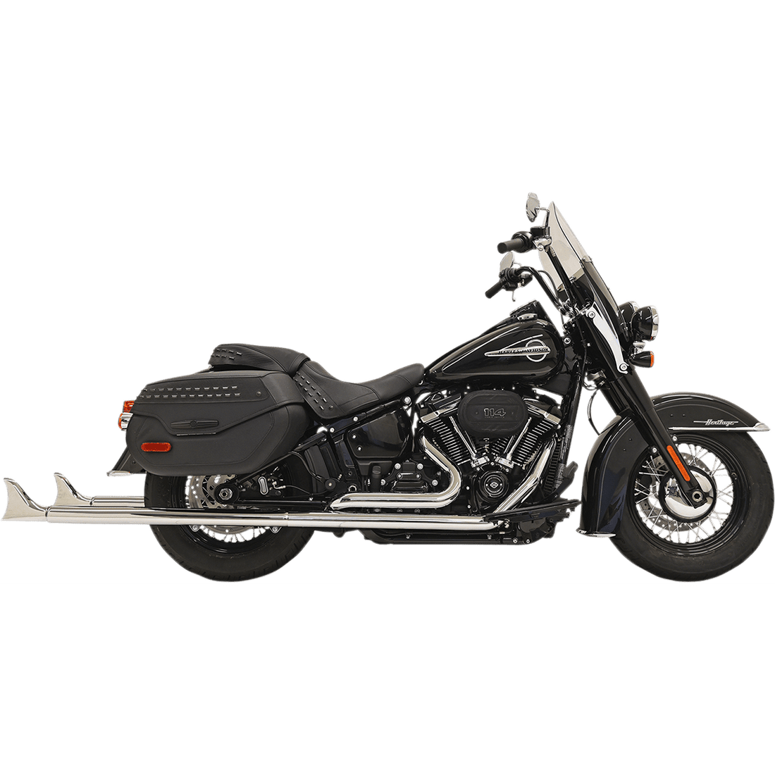 BASSANI XHAUST Fishtail Exhaust without Baffle 39" 1S96E39