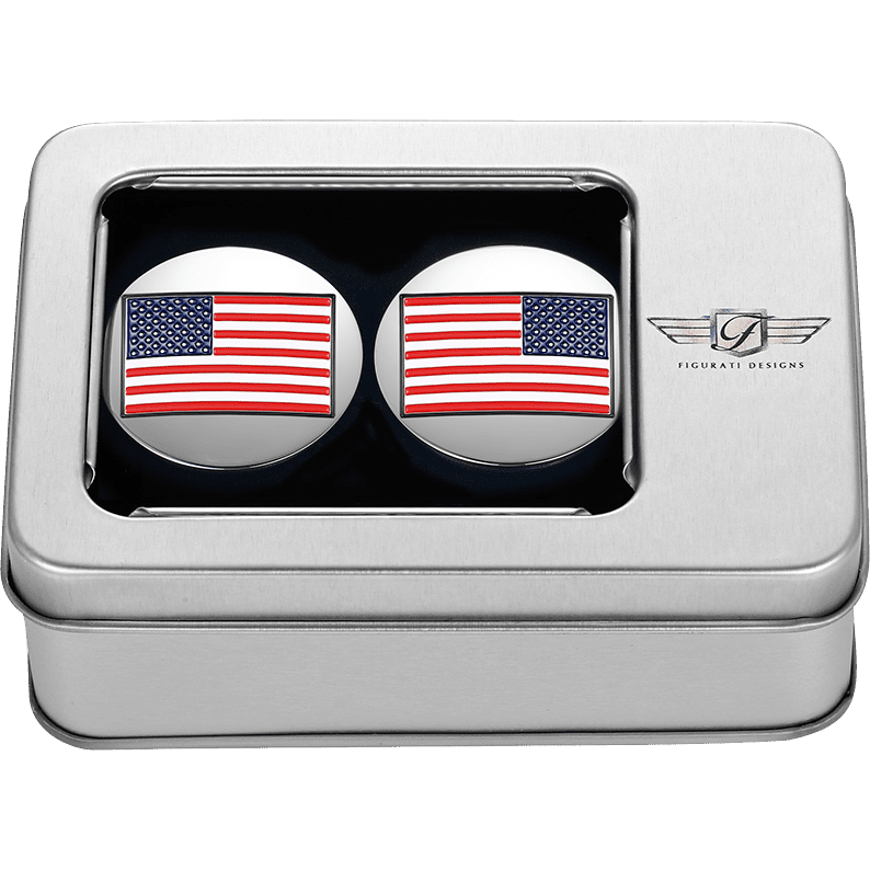 FIGURATI DESIGNS Swing Arm Covers American Flag Reversed FD20AFSS