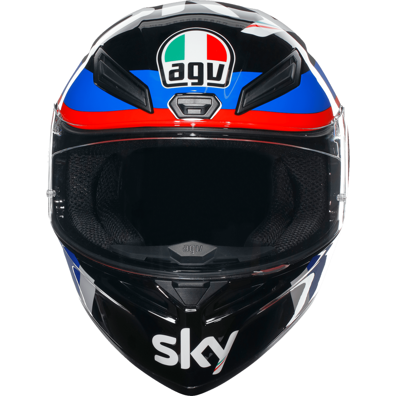 AGV K1 S Helmet VR46 Sky Racing Team Black/Red Large