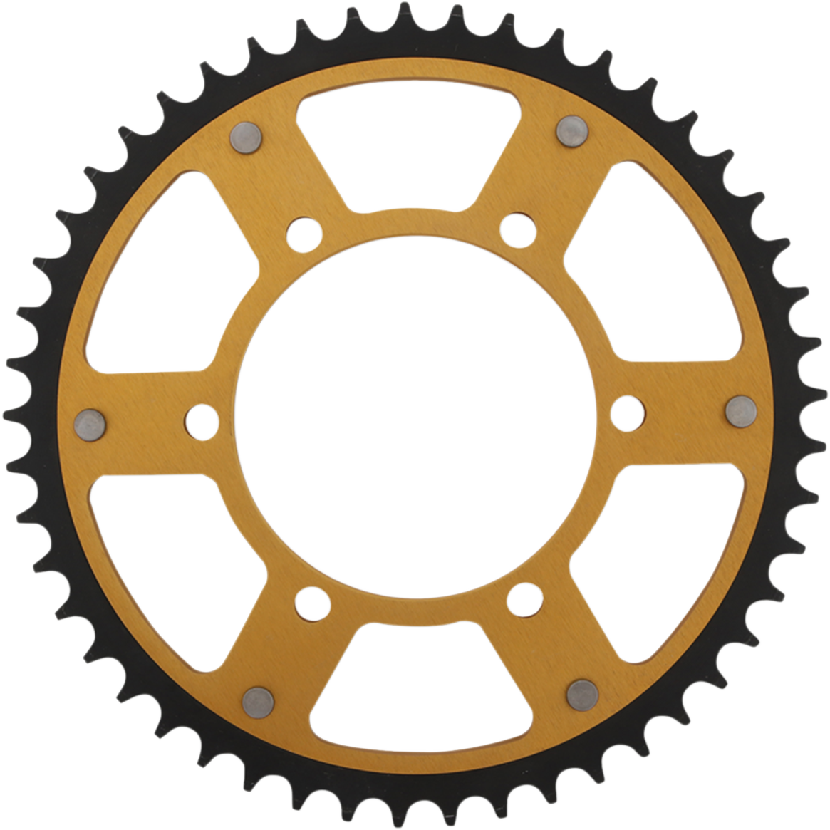 SUPERSPROX Stealth Rear Sprocket 49 Tooth Gold Kawasaki/Yamaha/Suzuki