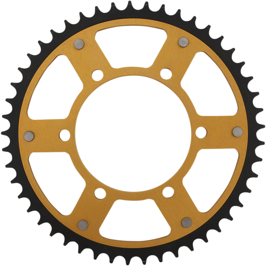 SUPERSPROX Stealth Rear Sprocket 49 Tooth Gold Kawasaki/Yamaha/Suzuki