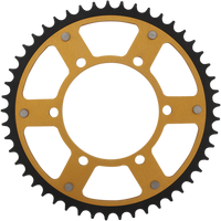 SUPERSPROX Stealth Rear Sprocket 49 Tooth Gold Kawasaki/Yamaha/Suzuki