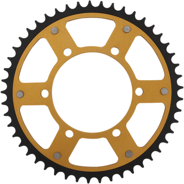 SUPERSPROX Stealth Rear Sprocket 49 Tooth Gold Kawasaki/Yamaha/Suzuki