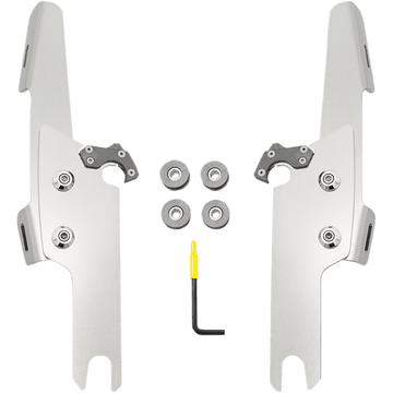 MEMPHIS SHADES Fats/Slim Mounting Kit Polished FLRT MEK2017