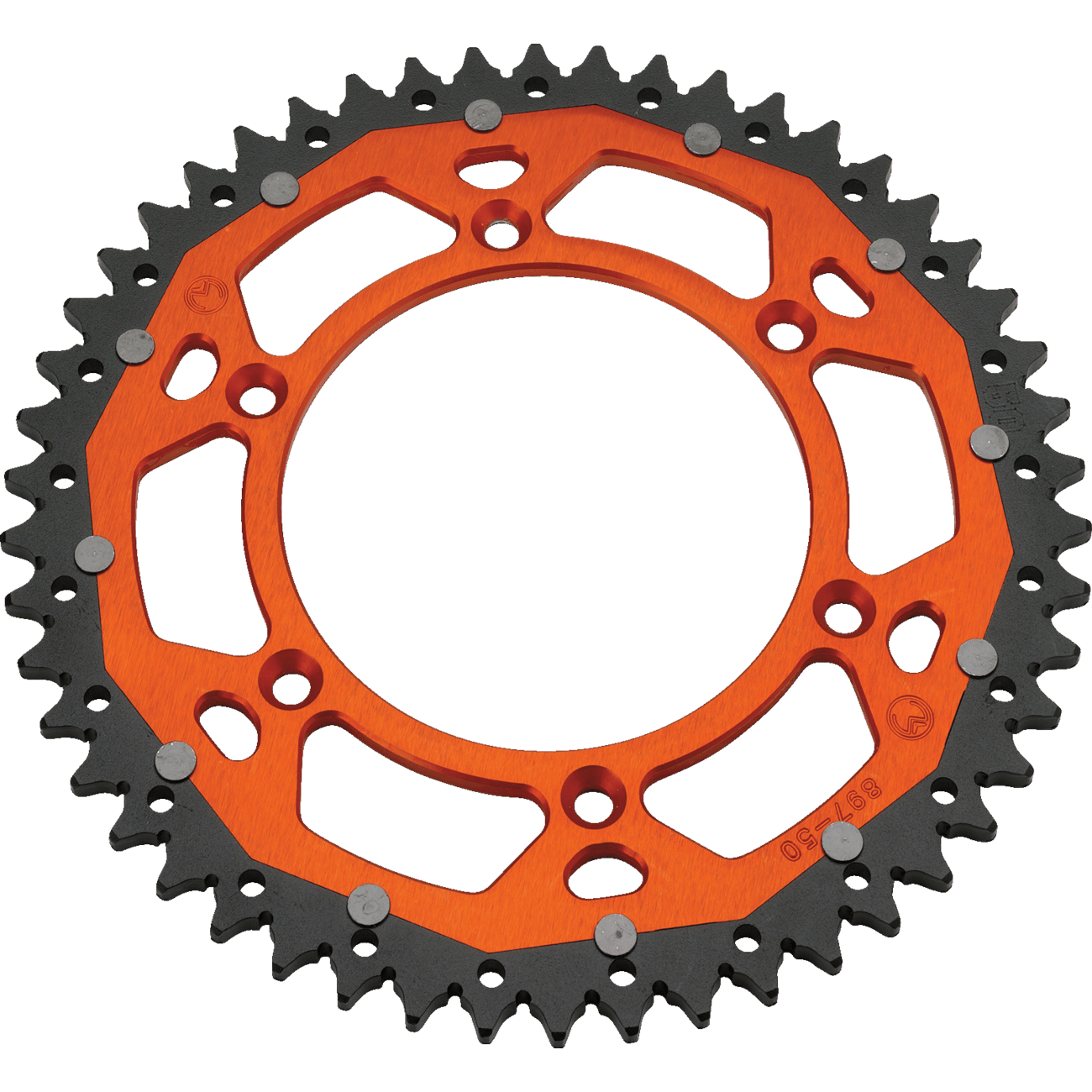 MOOSE RACING Dual Sprocket Orange 50 Tooth