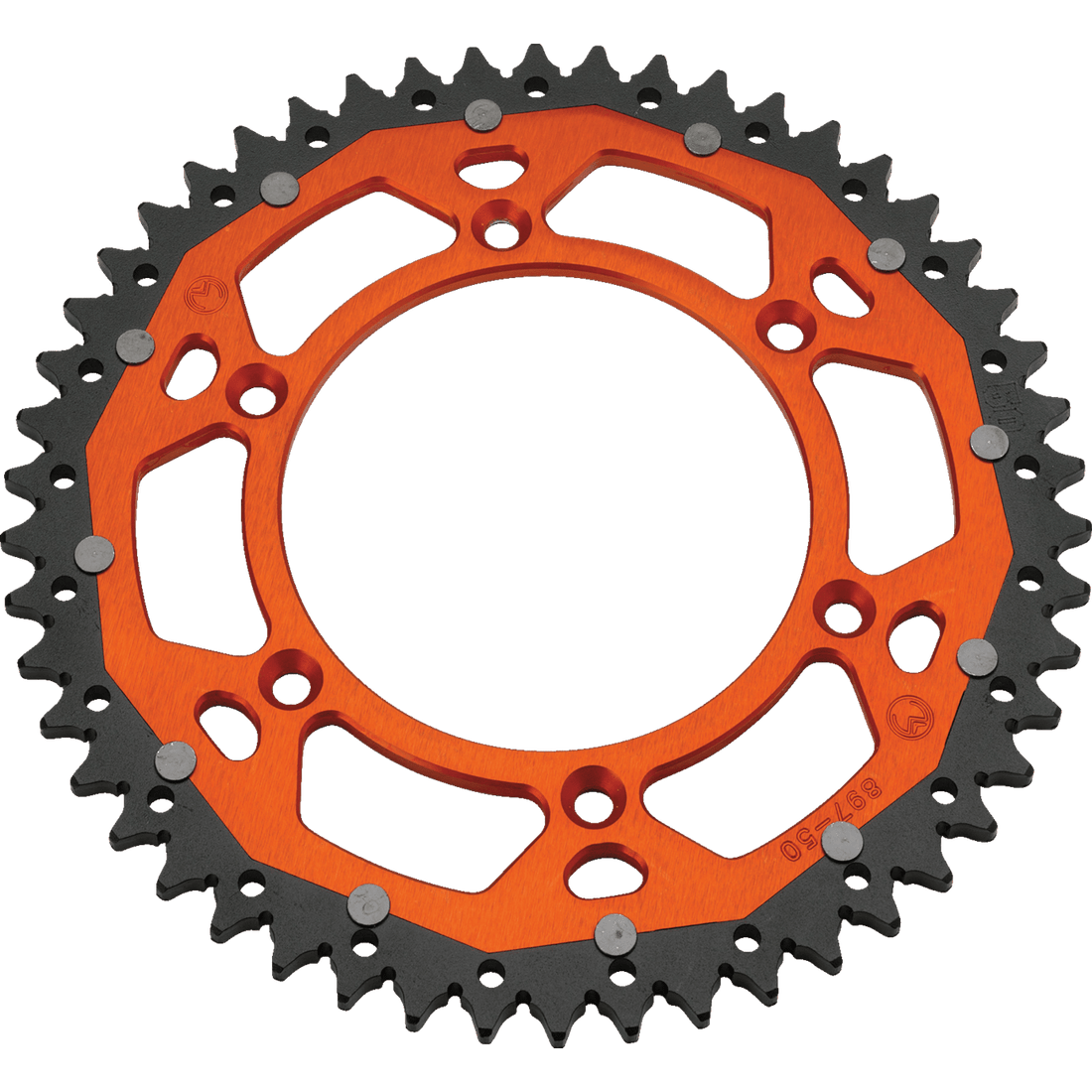 MOOSE RACING Dual Sprocket Orange 50 Tooth