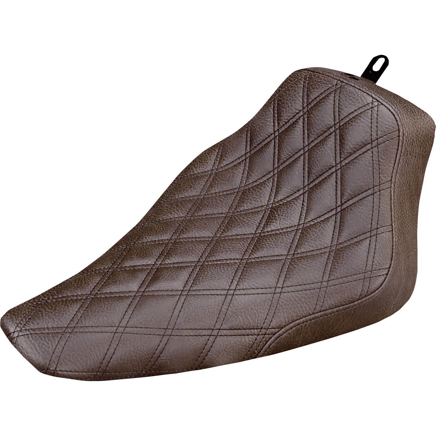 SADDLEMEN Renegade Solo Seat Lattice Stitched Brown FLS '12-'17 81226002BLS