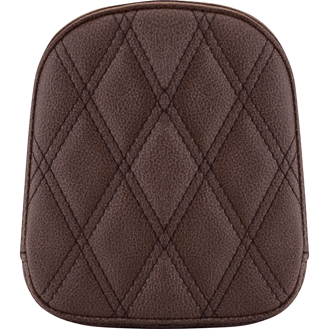 SADDLEMEN Sissy Bar Pad Lattice Stitched Brown FL '99-'22 040745