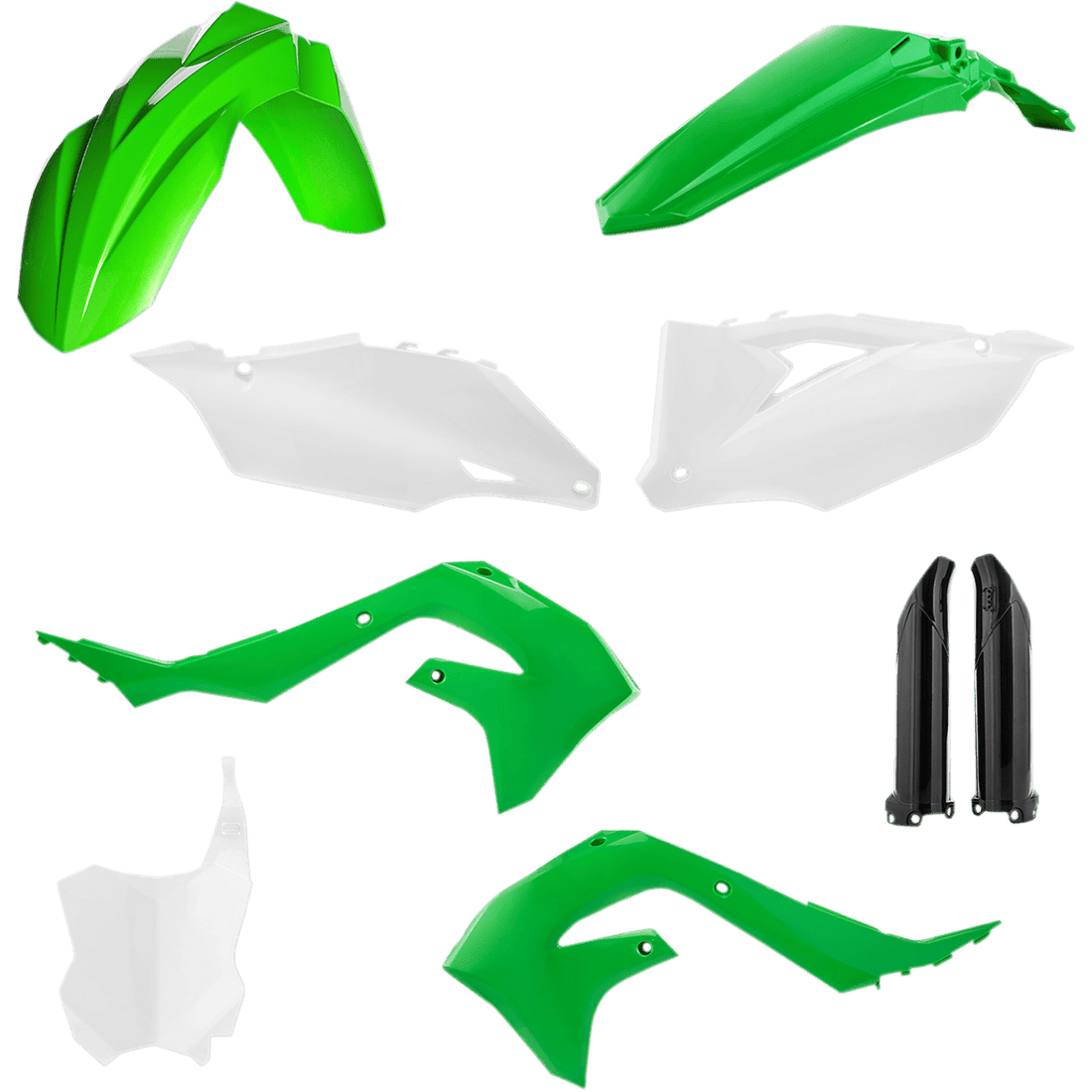 ACERBIS Full Replacement Body Kit OEM Green/White/Black 2736296812