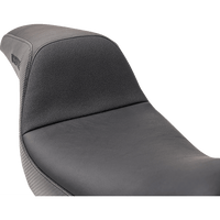 SLYFOX Slyfox Seat Black Logo Black Vinyl w/ Slipstop Carbon Fiber Dyna