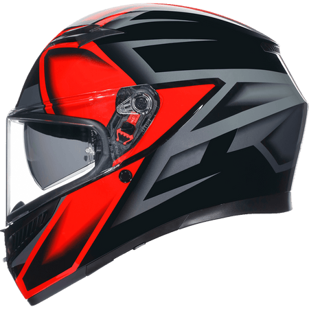 AGV K3 Helmet Compound Black/Red Large