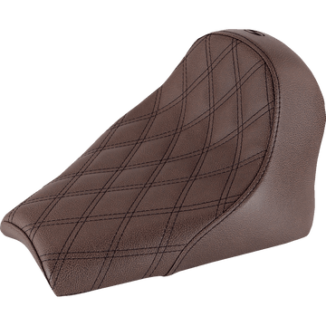 SADDLEMEN Seat Renegade Solo Lattice Stitched Brown I1833002BLS