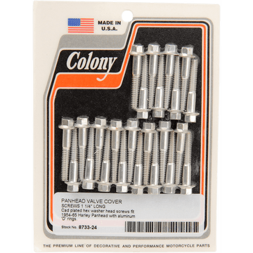 COLONY Screws Valve Cover Cadmium