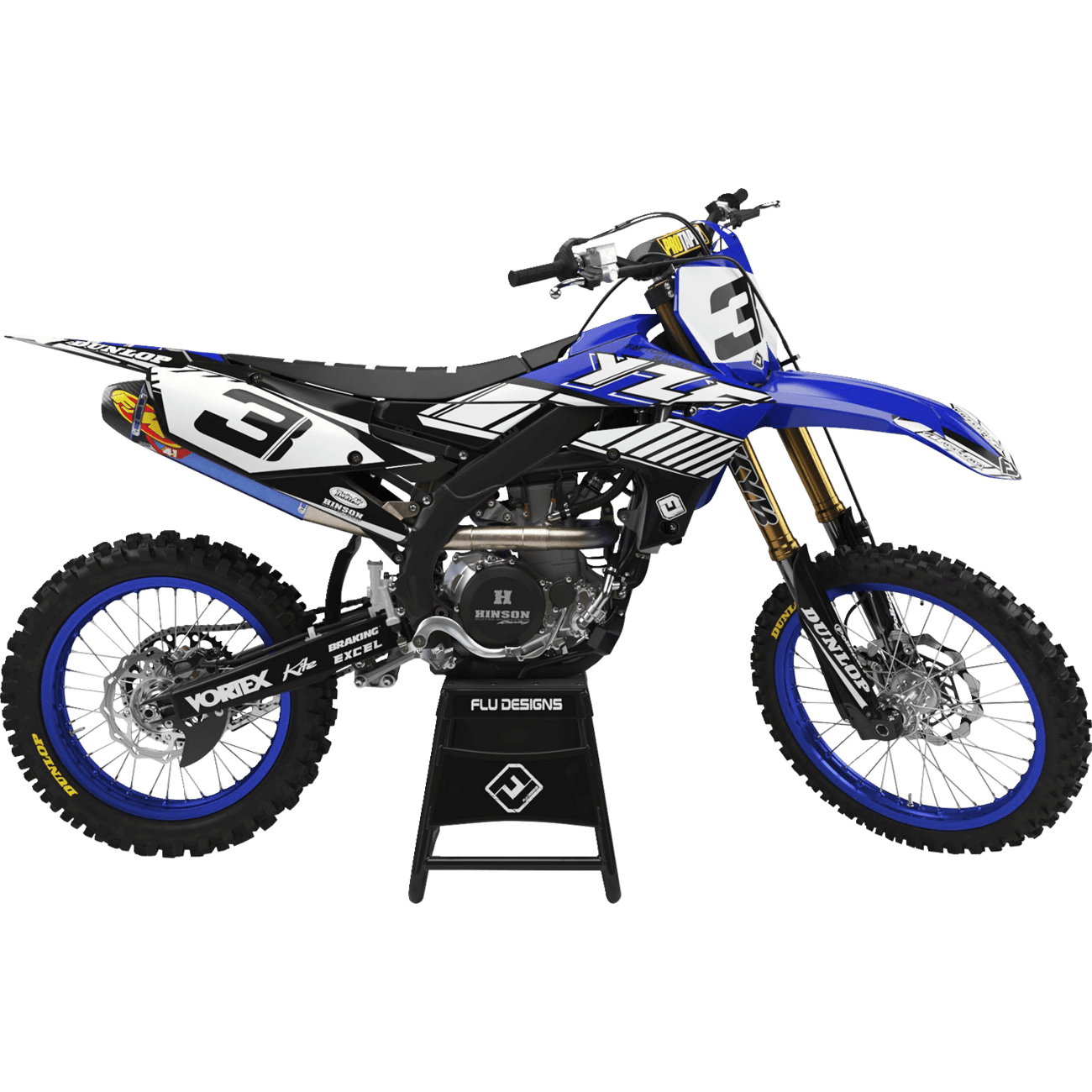 FLU DESIGNS INC. PTS 6 Graphic Kit YZ 85