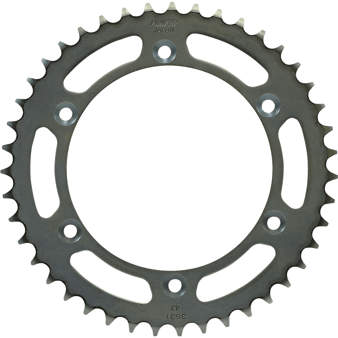 SUNSTAR SPROCKETS Steel Rear Sprocket 43 Tooth