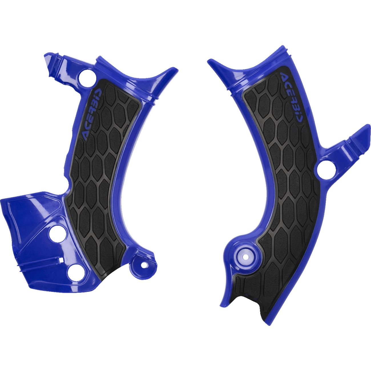 ACERBIS X-Grip Frame Guards Blue/Black YZ 250F/450F