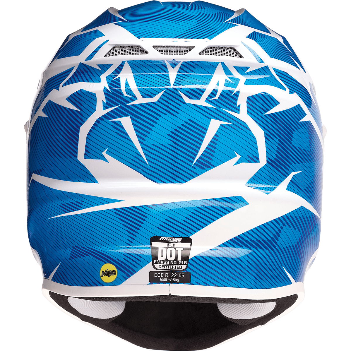 MOOSE RACING F.I. Helmet Agroid Camo MIPS® Blue/White XS 01107766