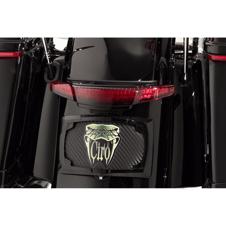 CIRO Taillight/Licesnse Plate Mount Black 40074