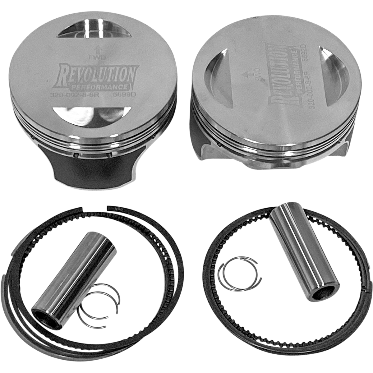 REVOLUTION PERFORMANCE, LLC Piston Kit 109" Evolution