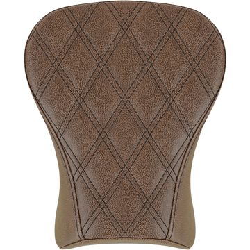 SADDLEMEN Renegade Pillion Pad Touring Lattice Stitched Brown FLSB/FXLR '18-'23 81829012BLS