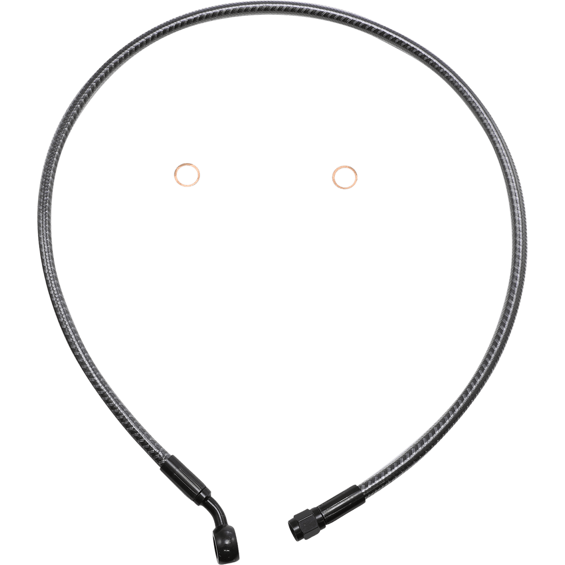 MAGNUM SHIELDING Brake Line Front 3/8" 35° 31" KARBONFIBR 77131