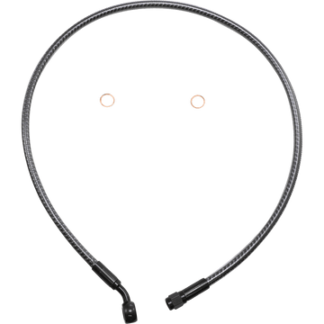 MAGNUM SHIELDING Brake Line Front 3/8" 35° 31" KARBONFIBR 77131