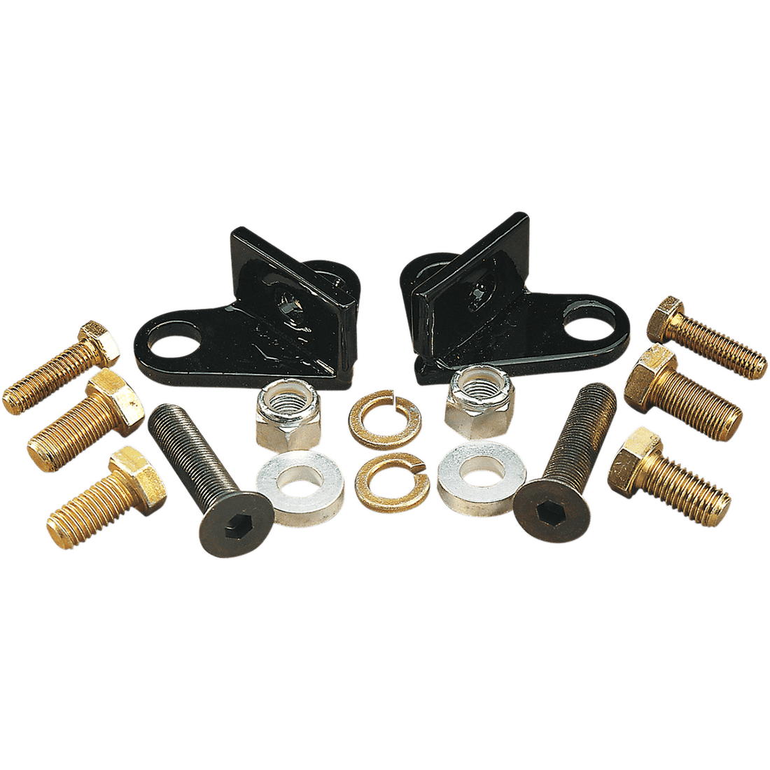 BURLY BRAND Rear Lowering Kit Black Lowers 1" '85-'96 FLT B28275