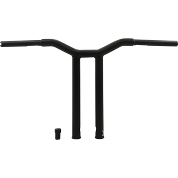 BURLY BRAND Handlebar Dominator Straight 14" Matte Black B126073SB