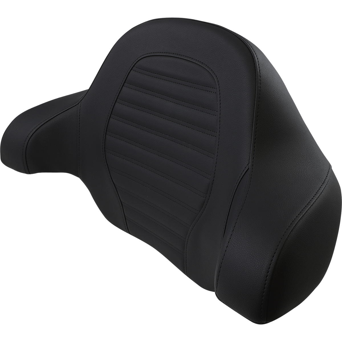 SADDLEMEN Tour-Pak® Backrest Pad Slim Roll & Pleat Black FL '14-'23 81407TPACKRP