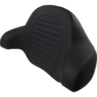 SADDLEMEN Tour-Pak® Backrest Pad Slim Roll & Pleat Black FL '14-'23 81407TPACKRP