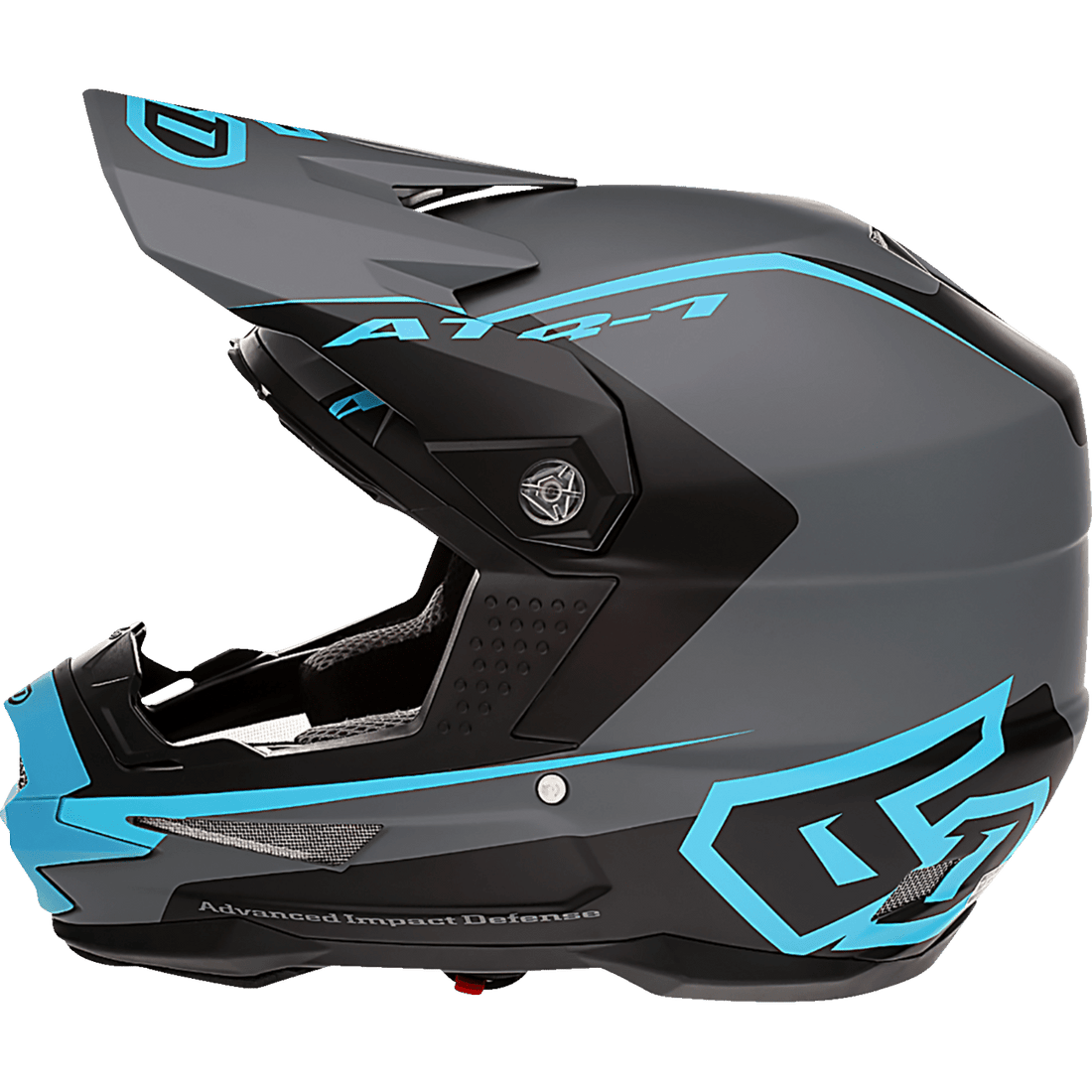 6D HELMETS ATR-1 Helmet Stealth Cyan Small 104625