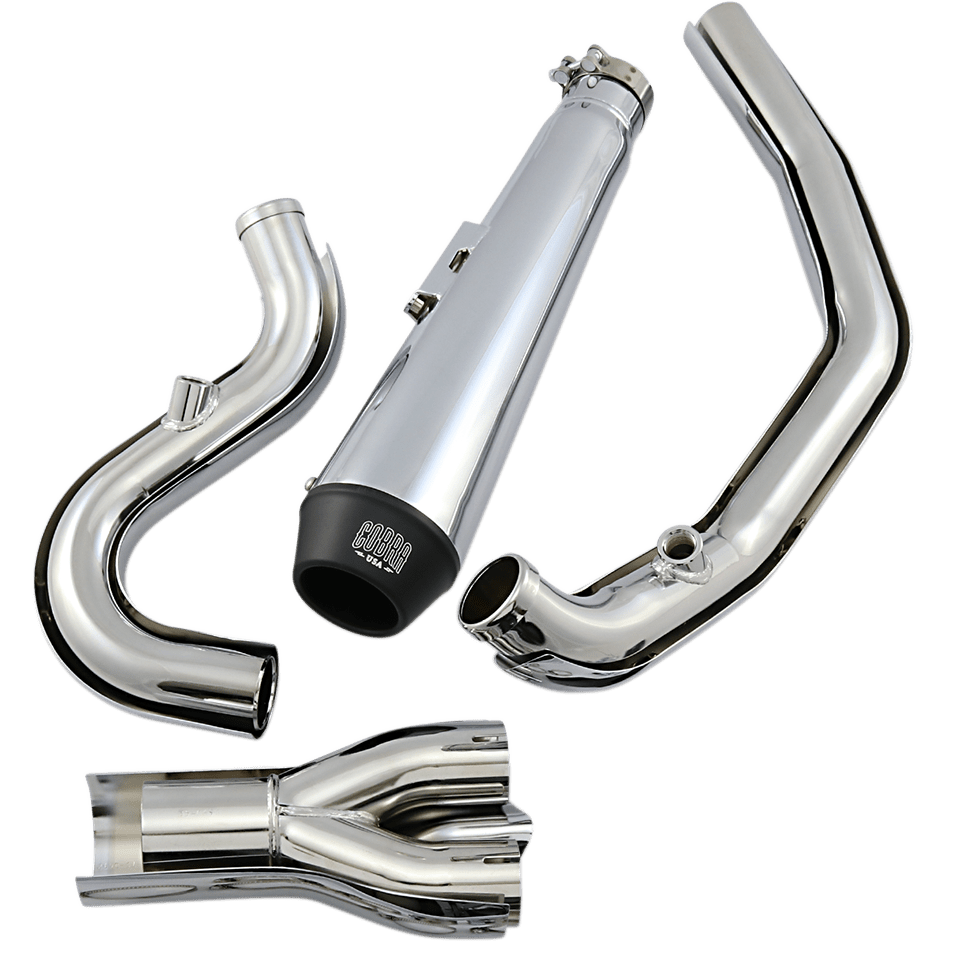 COBRA El Diablo Exhaust Chrome '07-'11 Softail 6484