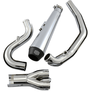 COBRA El Diablo Exhaust Chrome '07-'11 Softail 6484