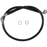 DRAG SPECIALTIES Brake Line +2" Black '18-'21 Softail