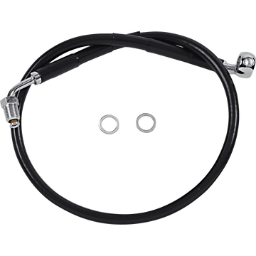 DRAG SPECIALTIES Brake Line +2" Black '18-'21 Softail