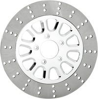 RC COMPONENTS Brake Rotor Front Left Exile Chrome COG117122CLF2K