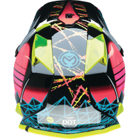 MOOSE RACING Youth F.I. Helmet Vaporwave MIPS® Black/Pink/Yellow Small 01111614