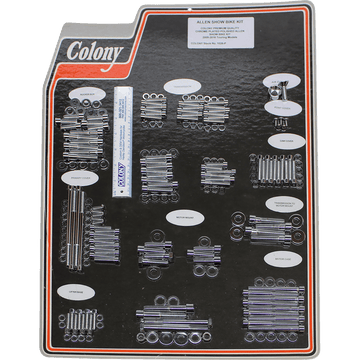 COLONY Bolt Kit Engine Chrome 1026P