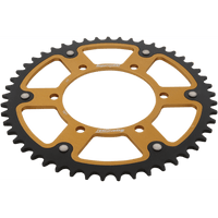 SUPERSPROX Stealth Rear Sprocket 49 Tooth Gold Kawasaki/Yamaha/Suzuki