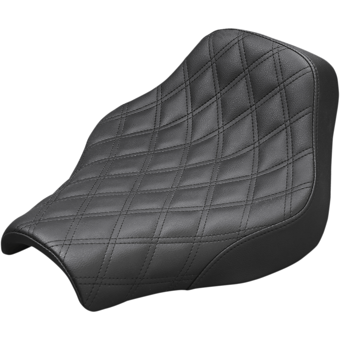 SADDLEMEN Renegade Solo Seat Lattice Stitched Black FX '18-'20 81830002LS