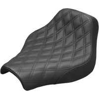 SADDLEMEN Renegade Solo Seat Lattice Stitched Black FX '18-'20 81830002LS