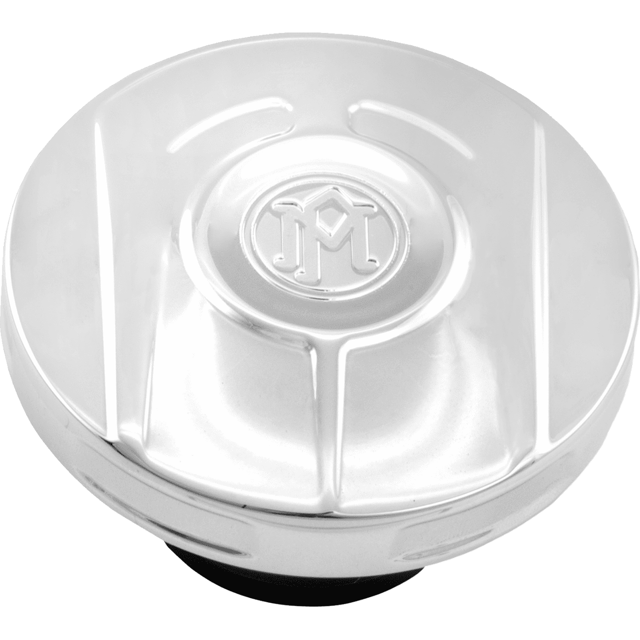 PERFORMANCE MACHINE PM Gas Cap Scallop Chrome 02102071SCACH